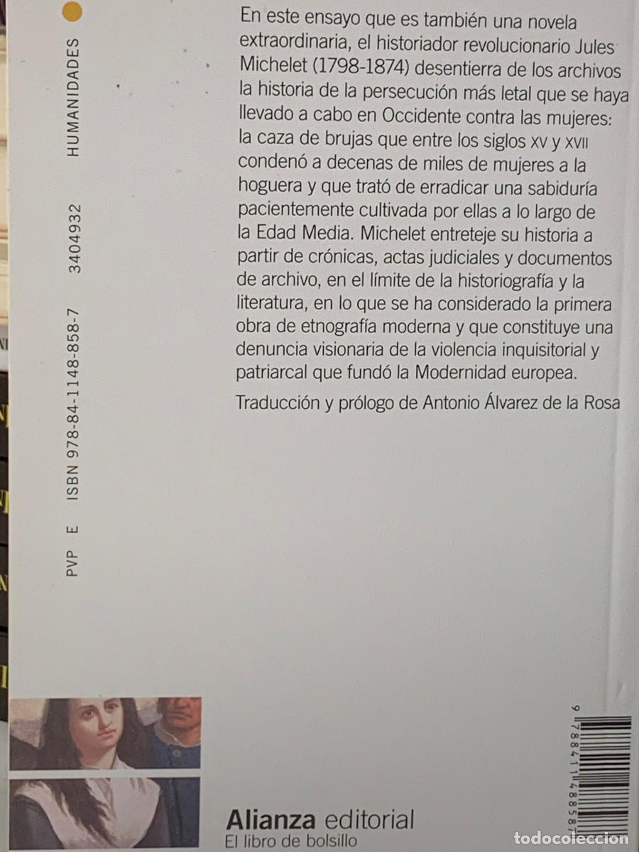 Libros: LA BRUJA - JULES MICHELET - ALIANZA EDITORIAL - Foto 2