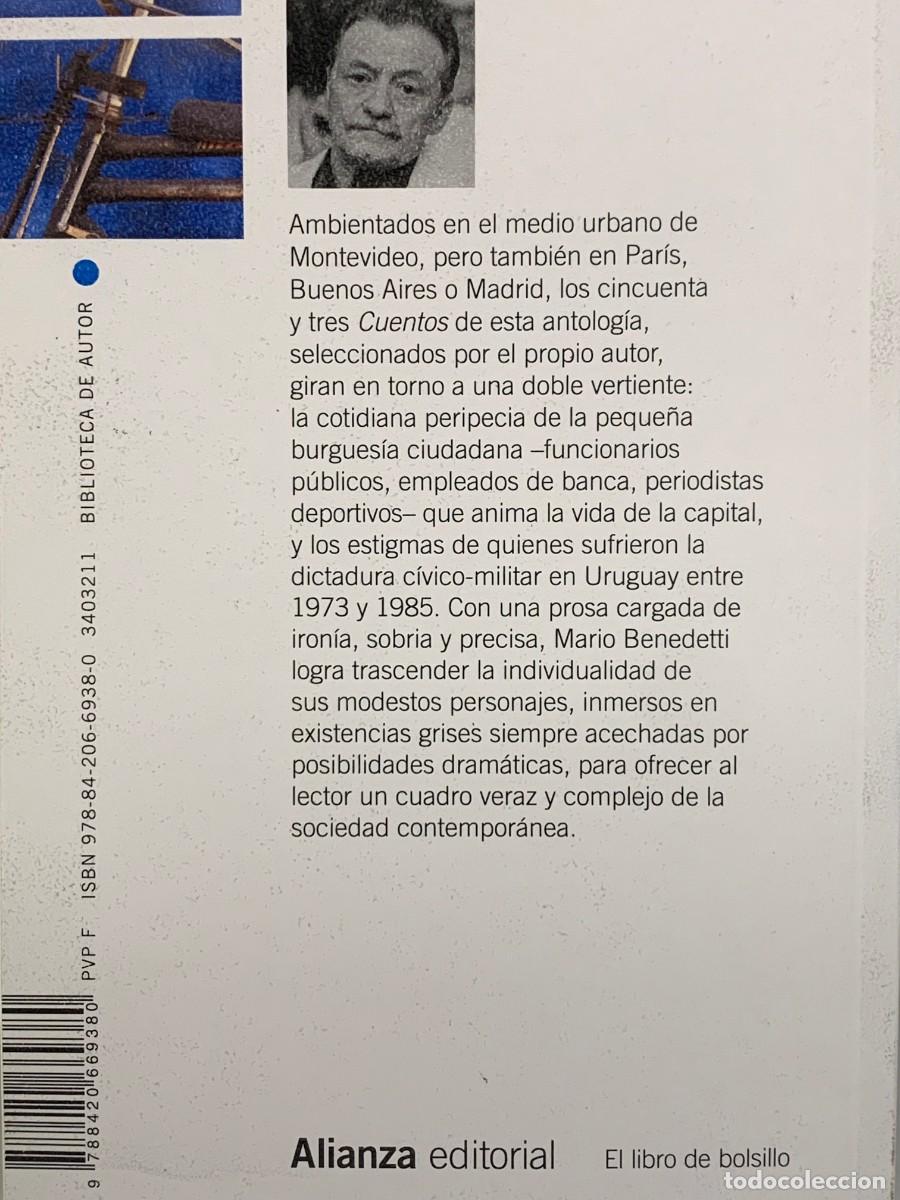 Libros: CUENTOS - BENEDETTI - ALIANZA EDITORIAL - Foto 2
