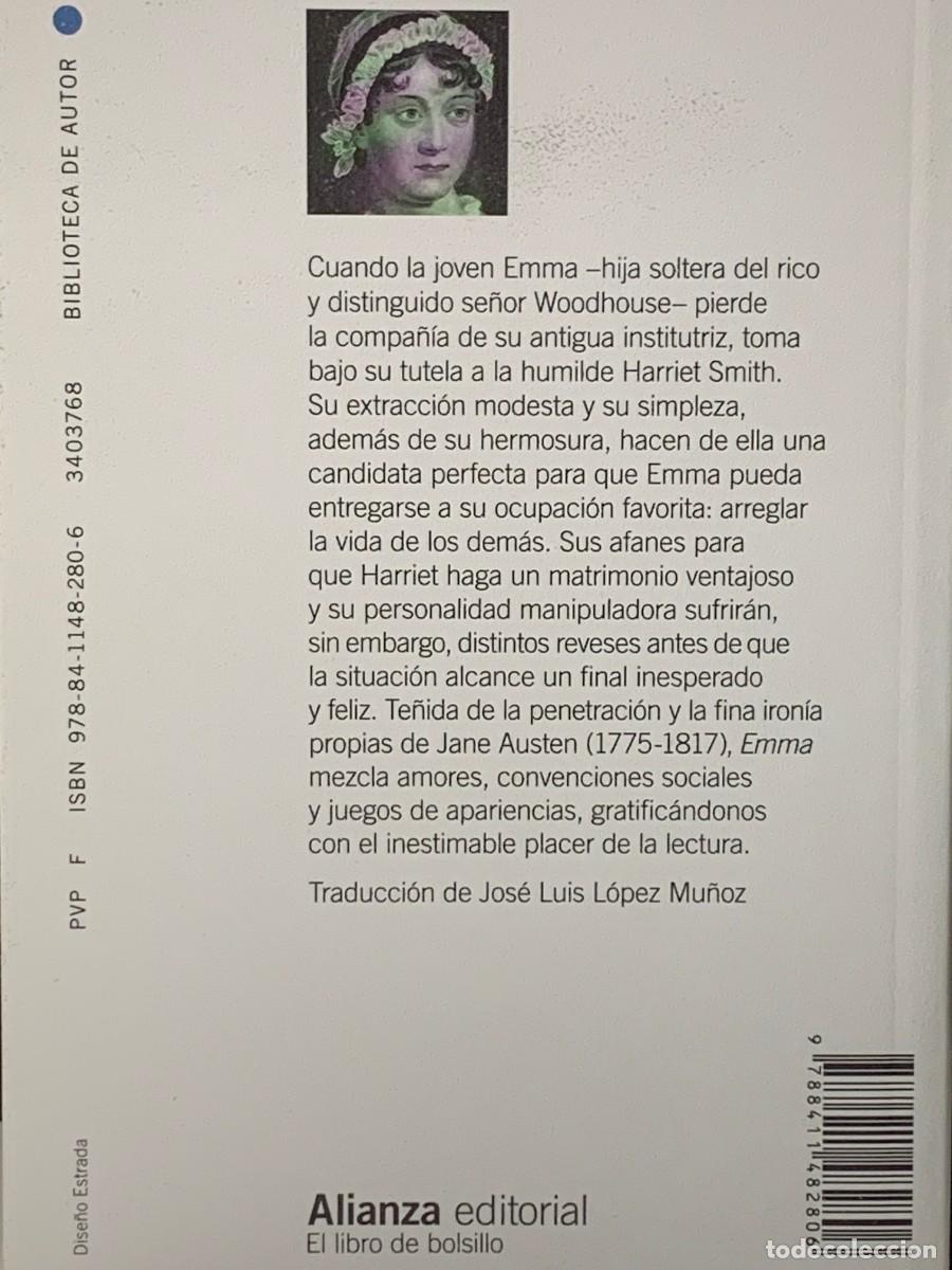 Libros: EMMA - JANE AUSTEN - ALIANZA EDITORIAL - Foto 2