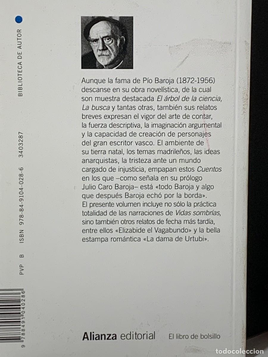 Libros: CUENTOS - PIO BAROJA - ALIANZA EDITORIAL - Foto 2