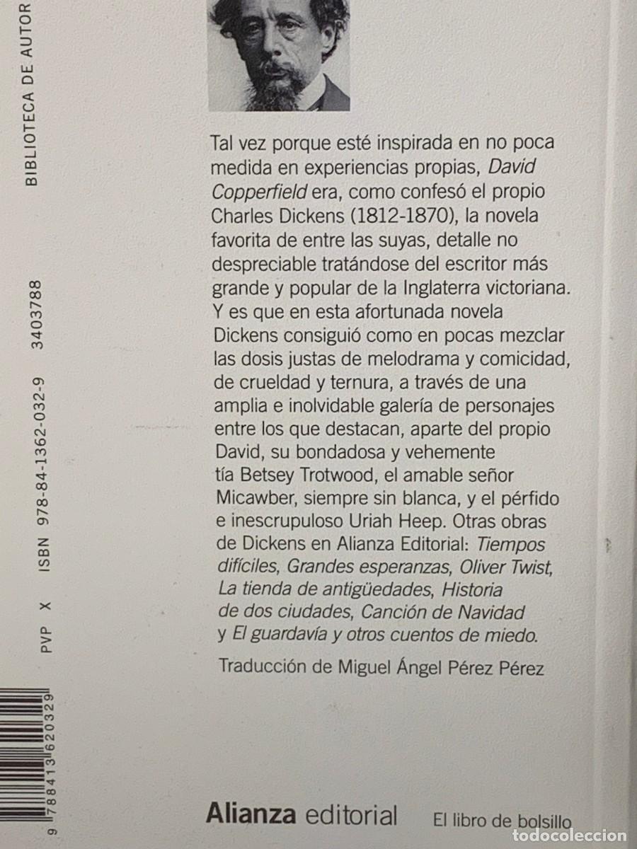 Libros: DAVID COPPERFIELD - DICKENS - ALIANZA EDITORIAL - Foto 2