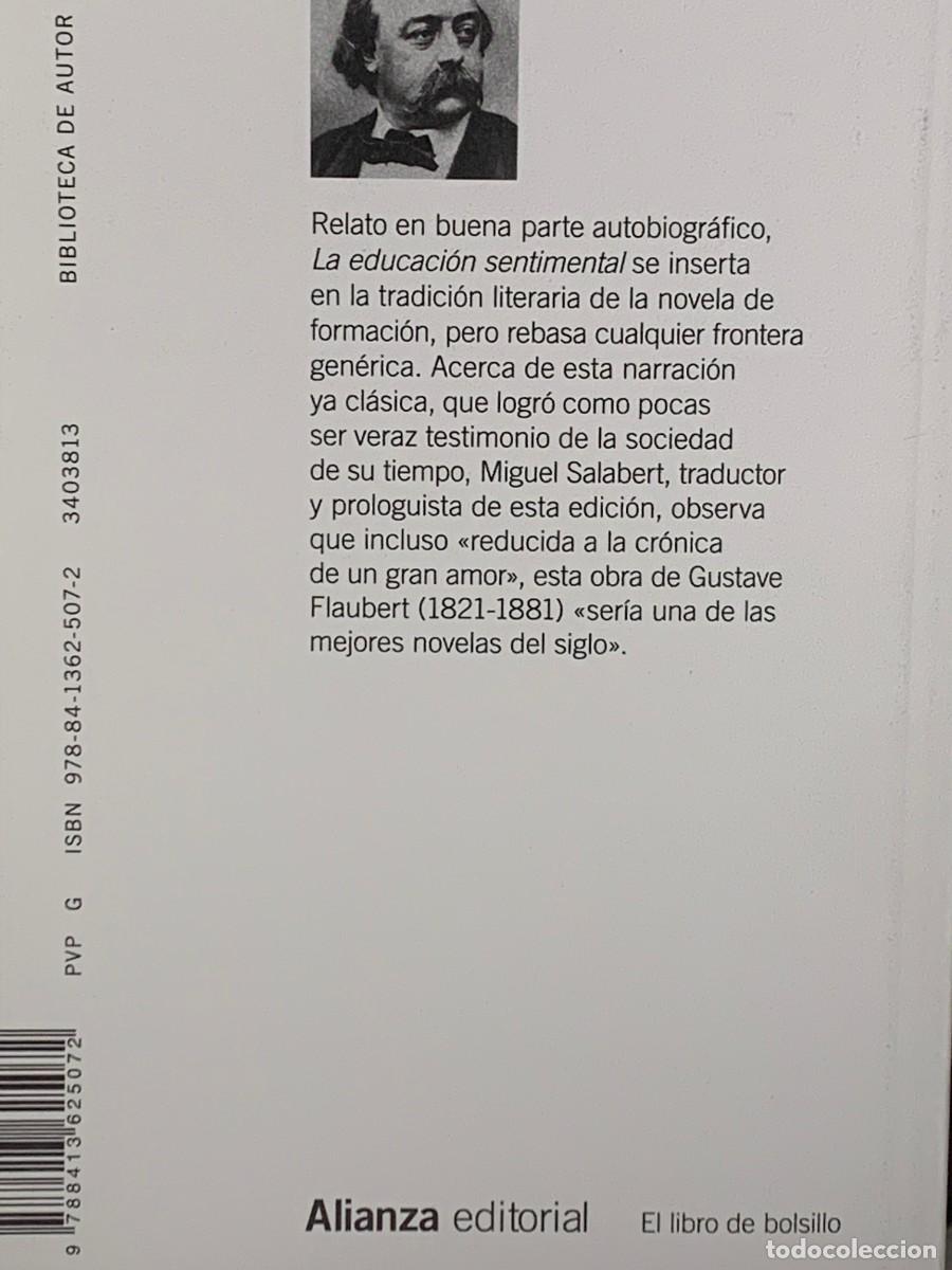 Libros: LA EDUCACION SENTIMENTAL - GUSTAVE FLAUBERT - ALIANZA EDITORIAL - Foto 2