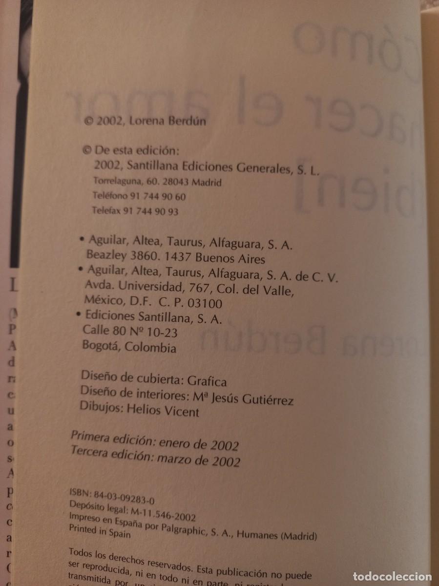 Libros: COMO HACER EL AMOR BIEN. Lorena Berd&uacute;n - Foto 3