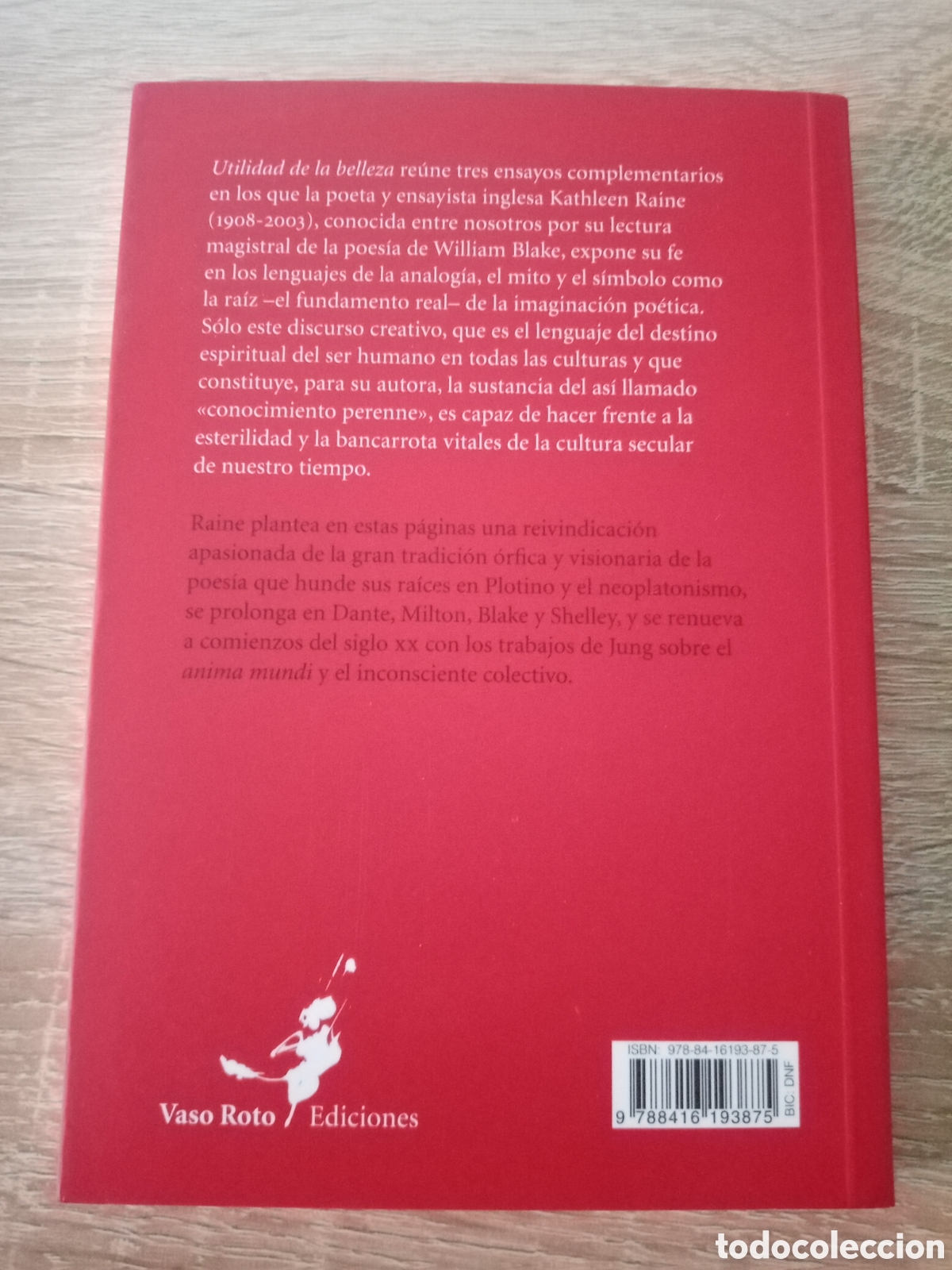 Libros: KATHLEEN RAINE, UTILIDAD DE LA BELLEZA, ENSAYO - Foto 2
