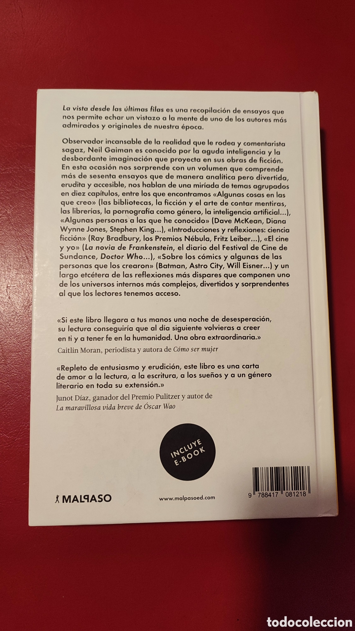 Libros: La vista desde las &uacute;ltimas filas - Foto 2