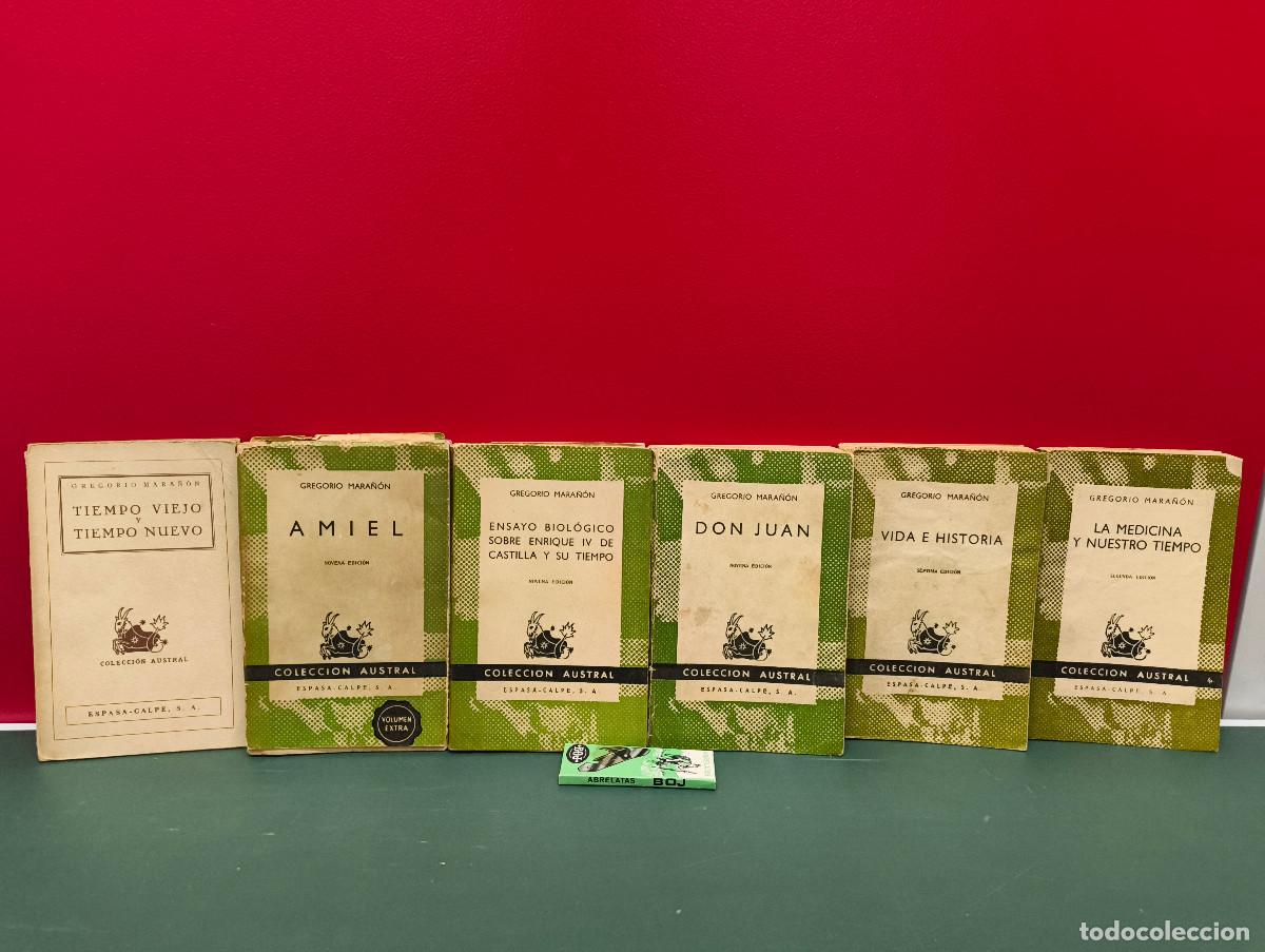 Libros: Gregorio Mara&ntilde;&oacute;n &ndash; Colecci&oacute;n Austral (Espasa-Calpe) - Foto 1