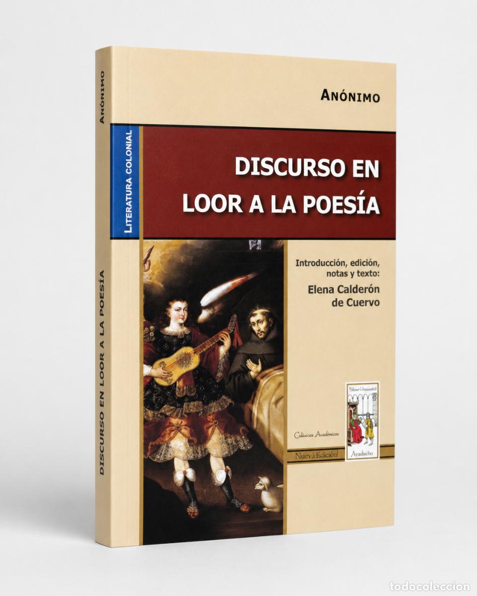 Libros: AN&Oacute;NIMO &ndash; DISCURSO EN LOOR A LA POES&Iacute;A &ndash; AYACUCHO / CETHI &ndash; LM