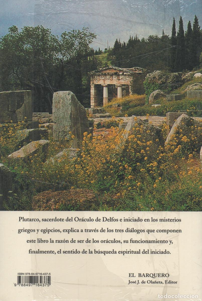 Libros: Sobre los or&aacute;culos. Plutarco. Ola&ntilde;eta. 2007. - Foto 2