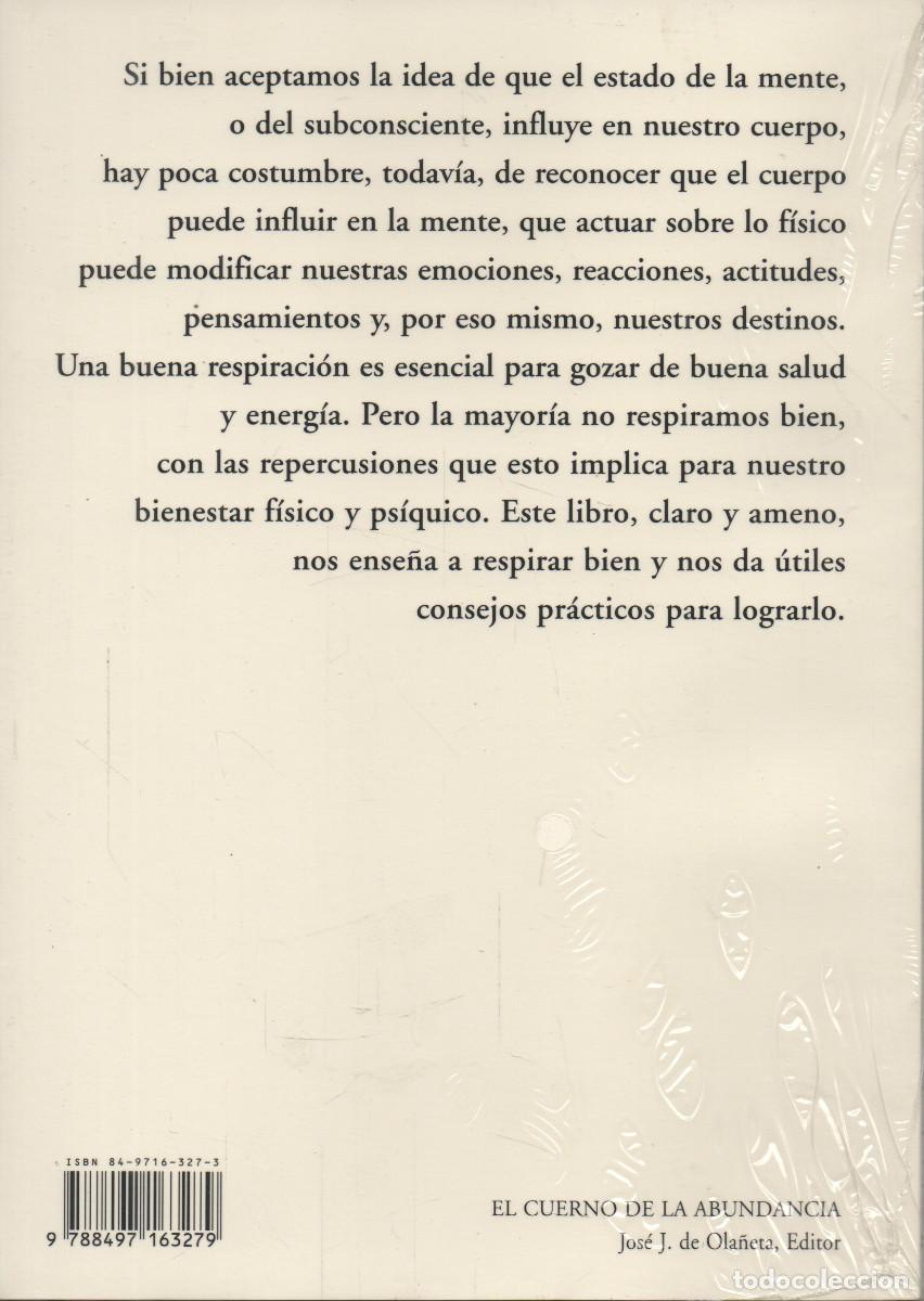 Libros: Respirar la vida. Catherine Ternaux. Ola&ntilde;eta. 2003. - Foto 2