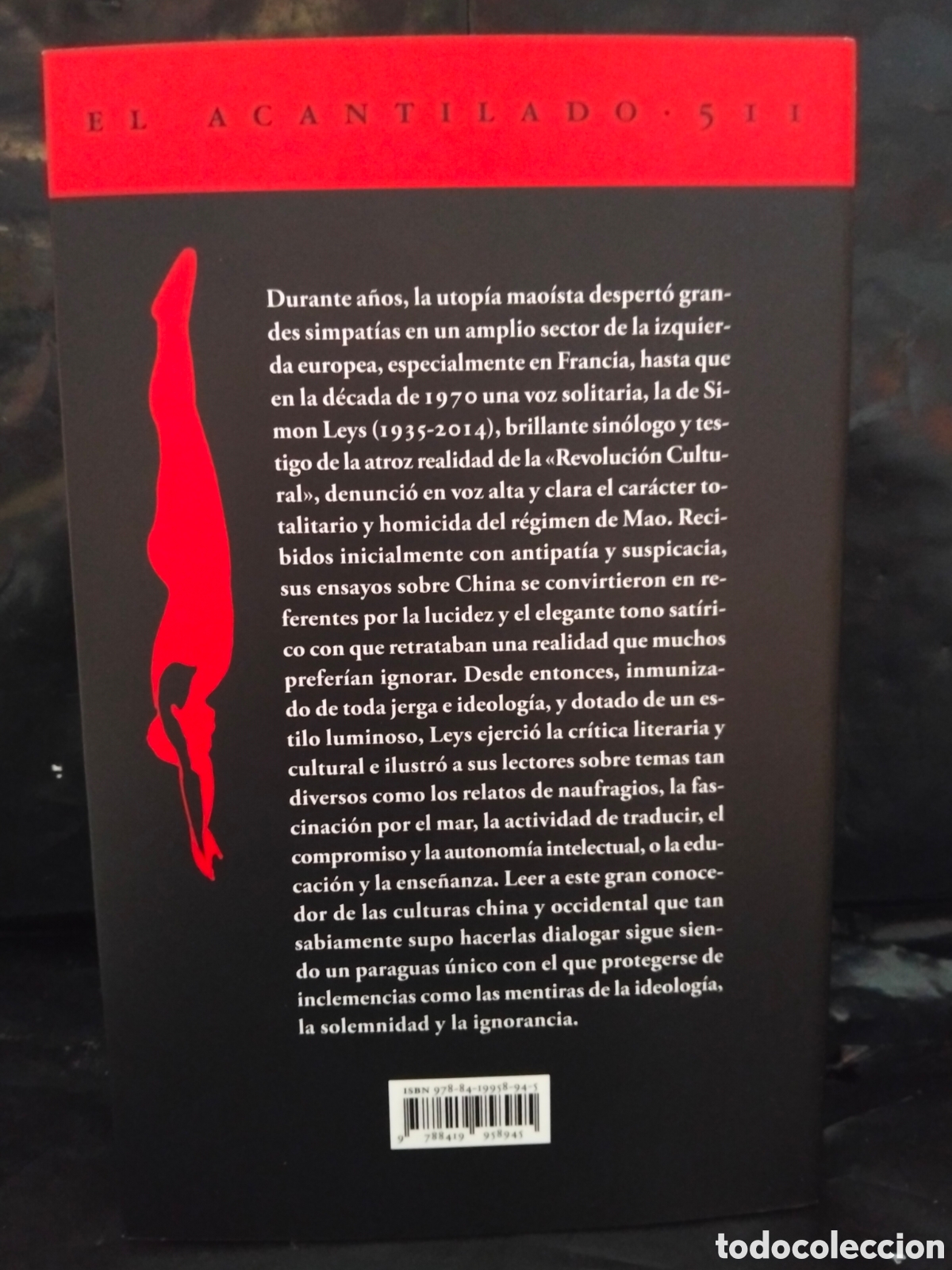 Libros: PIERRE BONCENNE. EL PARAGUAS DE SIM&Oacute;N LEYS .ACANTILADO - Foto 3