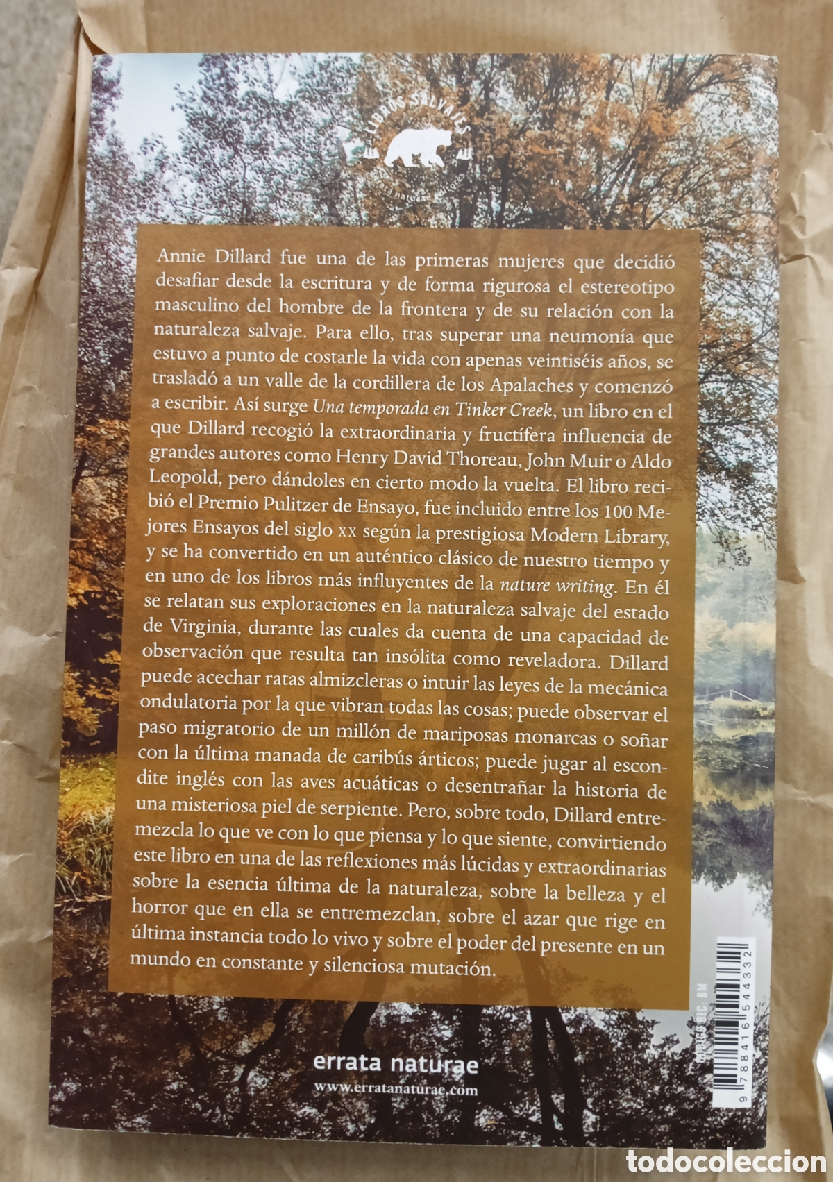 Libros: Una temporada en Tinker Creek - Annie Dillard - Foto 2