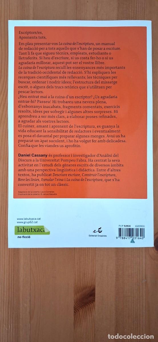 Libros: La cuina de lescriptura --- Daniel Cassany - Foto 2