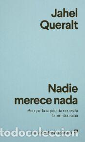 Libros: Nadie merece nada - Queralt, Jahel