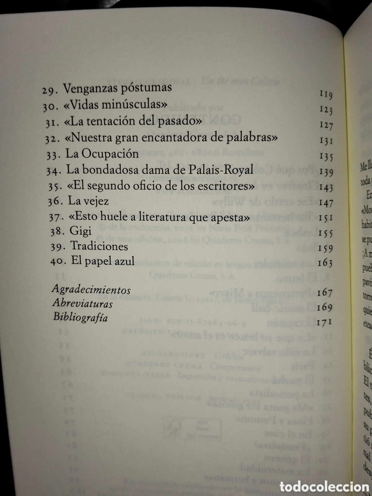 Libros: ANTOINE COMPAGNON. COLETTE .ACANTILADO - Foto 3