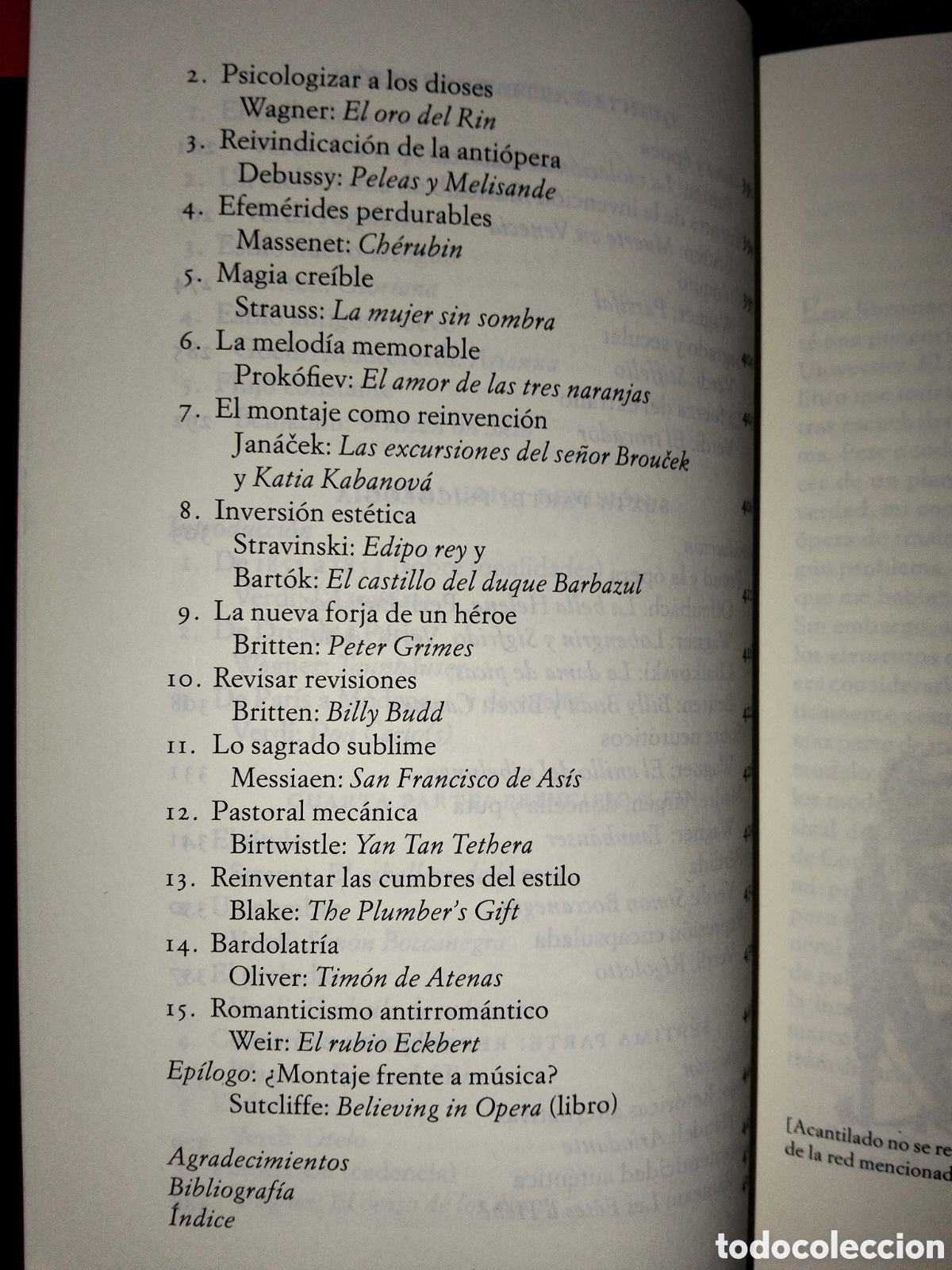 Libros: CHRISTOPHER WINTLE. EL SIGNIFICADO DE LA &Oacute;PERA .ACANTILADO - Foto 4