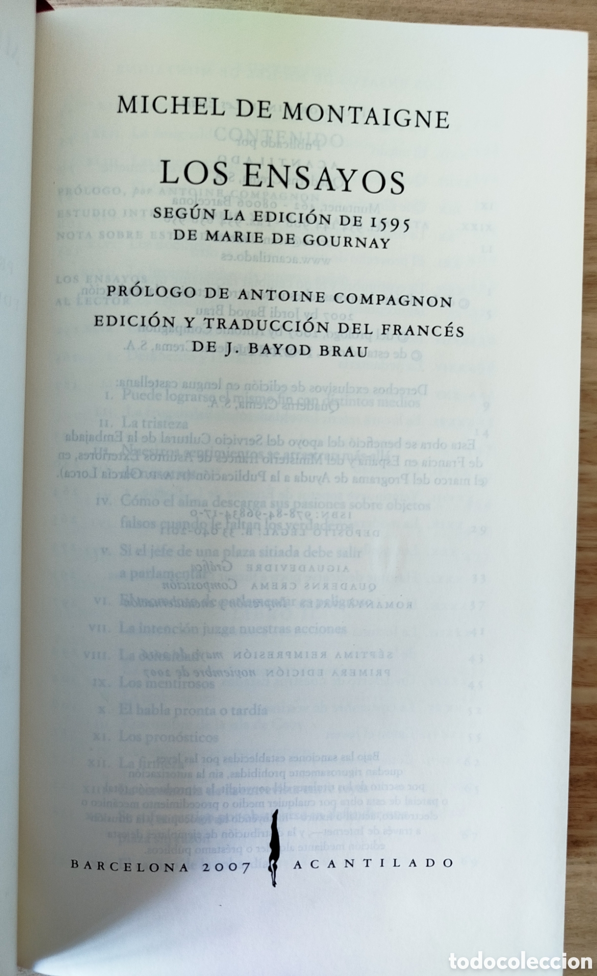 Libros: Los Ensayos (Montaigne) - Foto 4