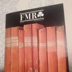 Libros: FMR REVISTA DE ARTE. 6,,1990. Lote 253067440