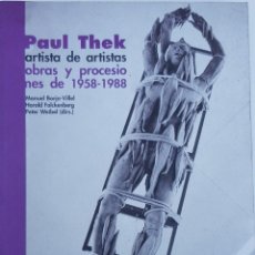 Libros: PAUL THEK ARTISTA DE ARTISTAS- MUSEO NACIONAL CENTRO ARTE REINA SOFIA. Lote 361499645