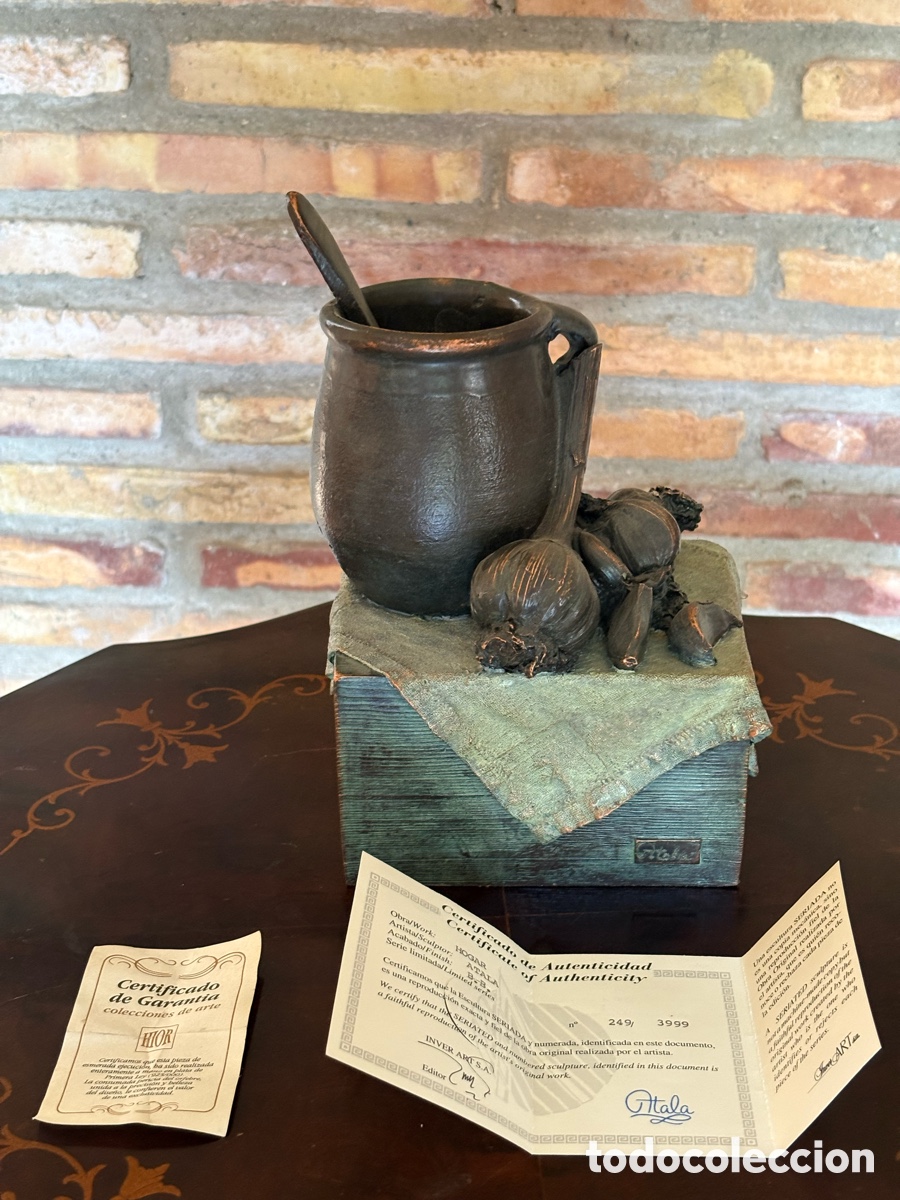 Libros: Escultura Atala numerada 249/3999 plata 925/000