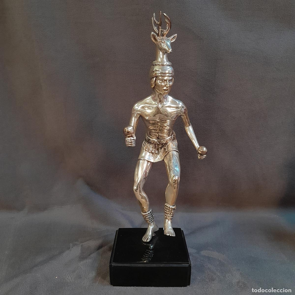 Libros: ESCULTURA DE DANZANTE IND&Iacute;GENA POR FEDERICO CARDONA. METAL. A&Ntilde;O 1951