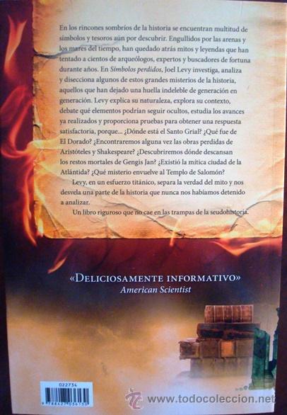 Libros: S&iacute;mbolos perdidos, Joel Levy, 2010 - Foto 2