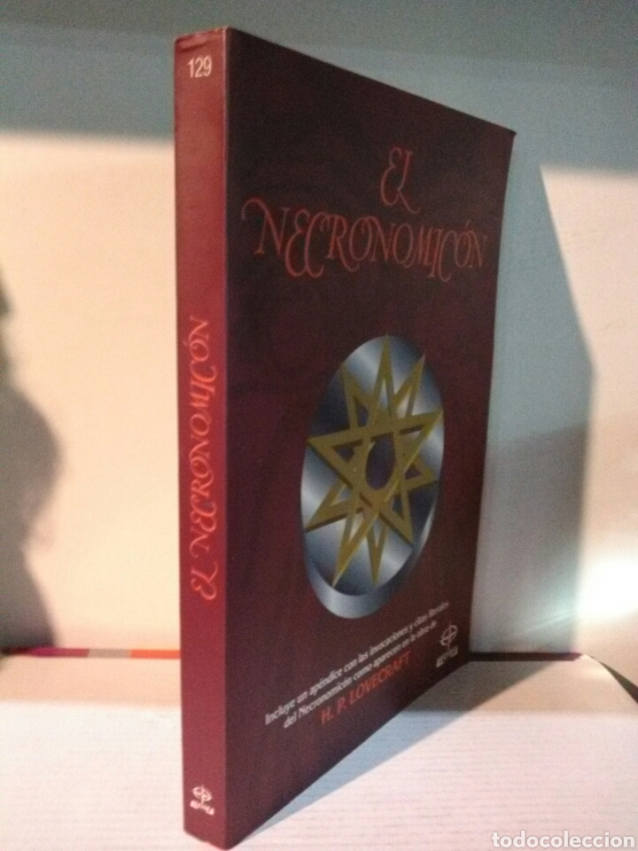 Libros: EL NECRONOMIC&Oacute;N. H.P.LOVERCRAFT. EDAF - Foto 2