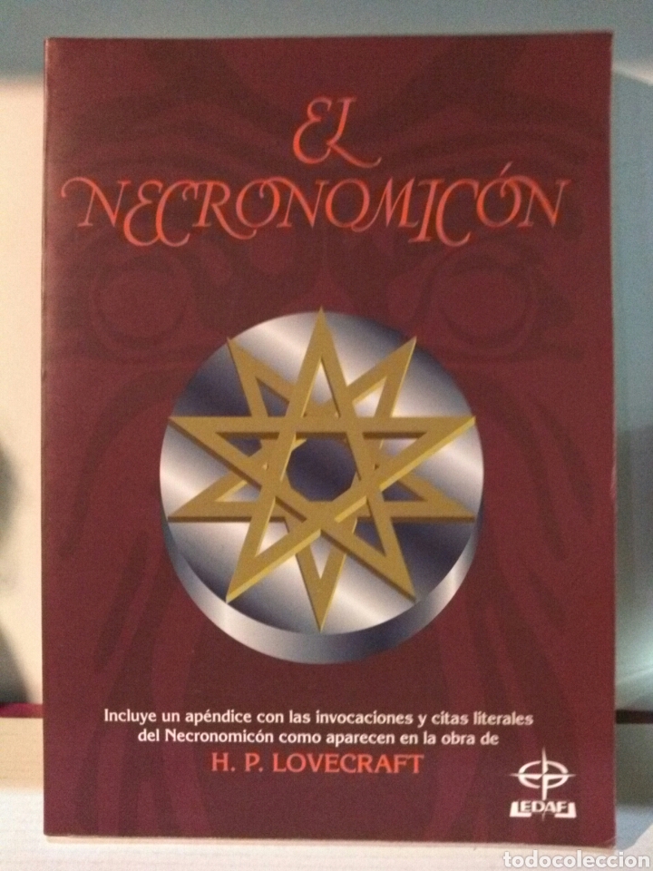 Libros: EL NECRONOMIC&Oacute;N. H.P.LOVERCRAFT. EDAF - Foto 1