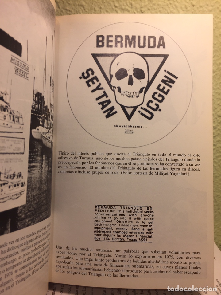 Libros: SIN RASTRO &ldquo;EL TRI&Aacute;NGULO DE LAS BERMUDAS&rdquo; Charles Berlitz 1977 - Foto 3