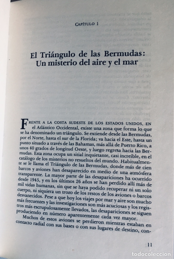 Libros: El Tri&aacute;ngulo de las Bermudas Charles Berlitz 1975 Discolibro - Foto 3