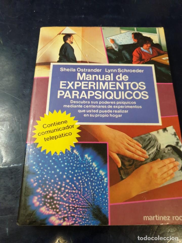Libros: manual de experimentos parapsiquicos 2 libros - Foto 1