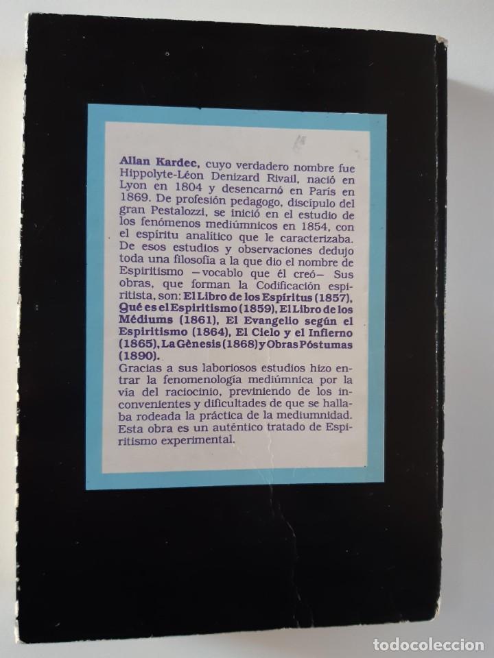 Libros: EL LIBRO DE LOS MEDIUMS ALLAN KARDEC - Foto 2