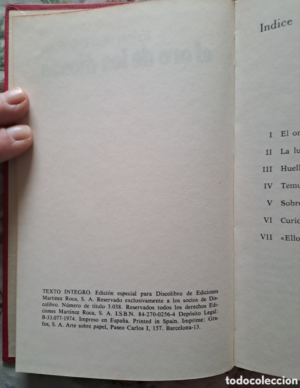 Libros: EL ORO DE LOS DIOSES ERICH VON DANIKEN - Foto 8
