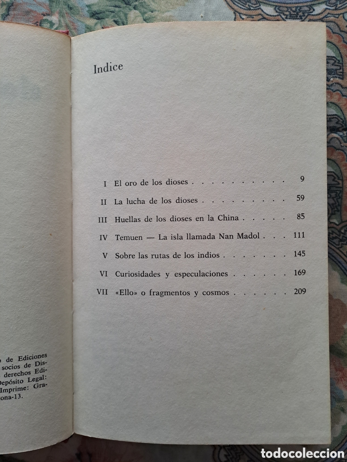 Libros: EL ORO DE LOS DIOSES ERICH VON DANIKEN - Foto 9