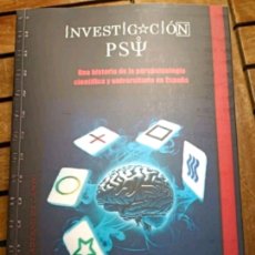 Libros: INVESTIGACIÓN PSY PSI MANUEL CARBALLAL 2023. EL OJO CRÍTICO CUADERNOS DE CAMPO. MANU CARBALLAL