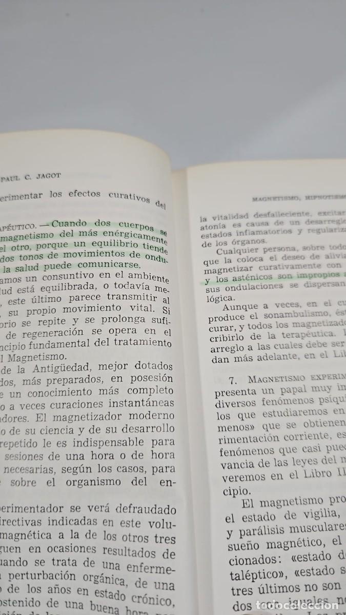 Libros: MAGNETISMO HIPNOTISMO SUGESTION - Foto 4