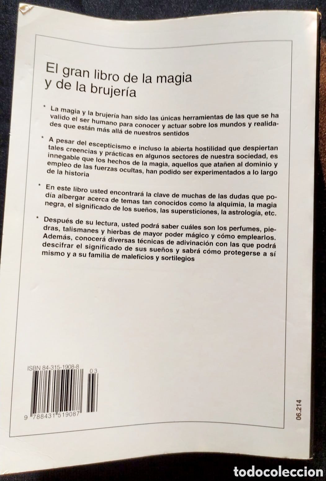 Libros: EL GRAN LIBRO DE LA MAGIA Y DE LA BRUJERIA - Foto 2