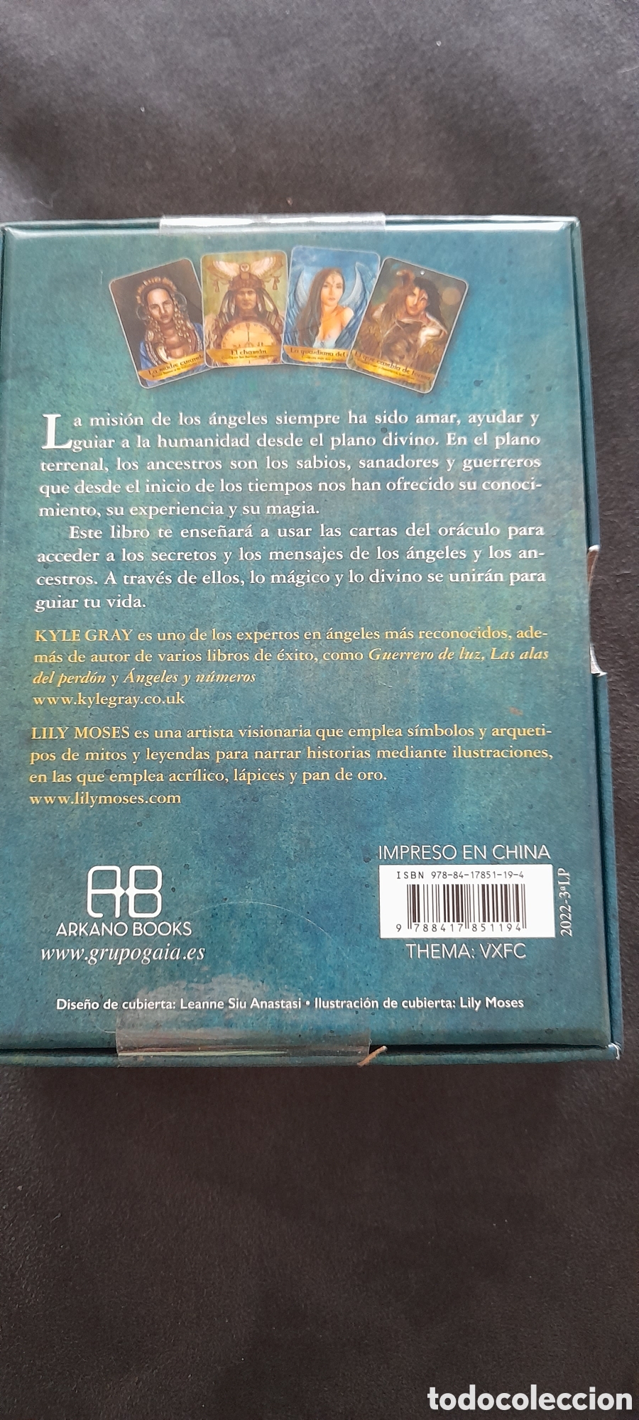 Libros: &Aacute;ngeles y ancestros. Libro y 55 cartas - Foto 2