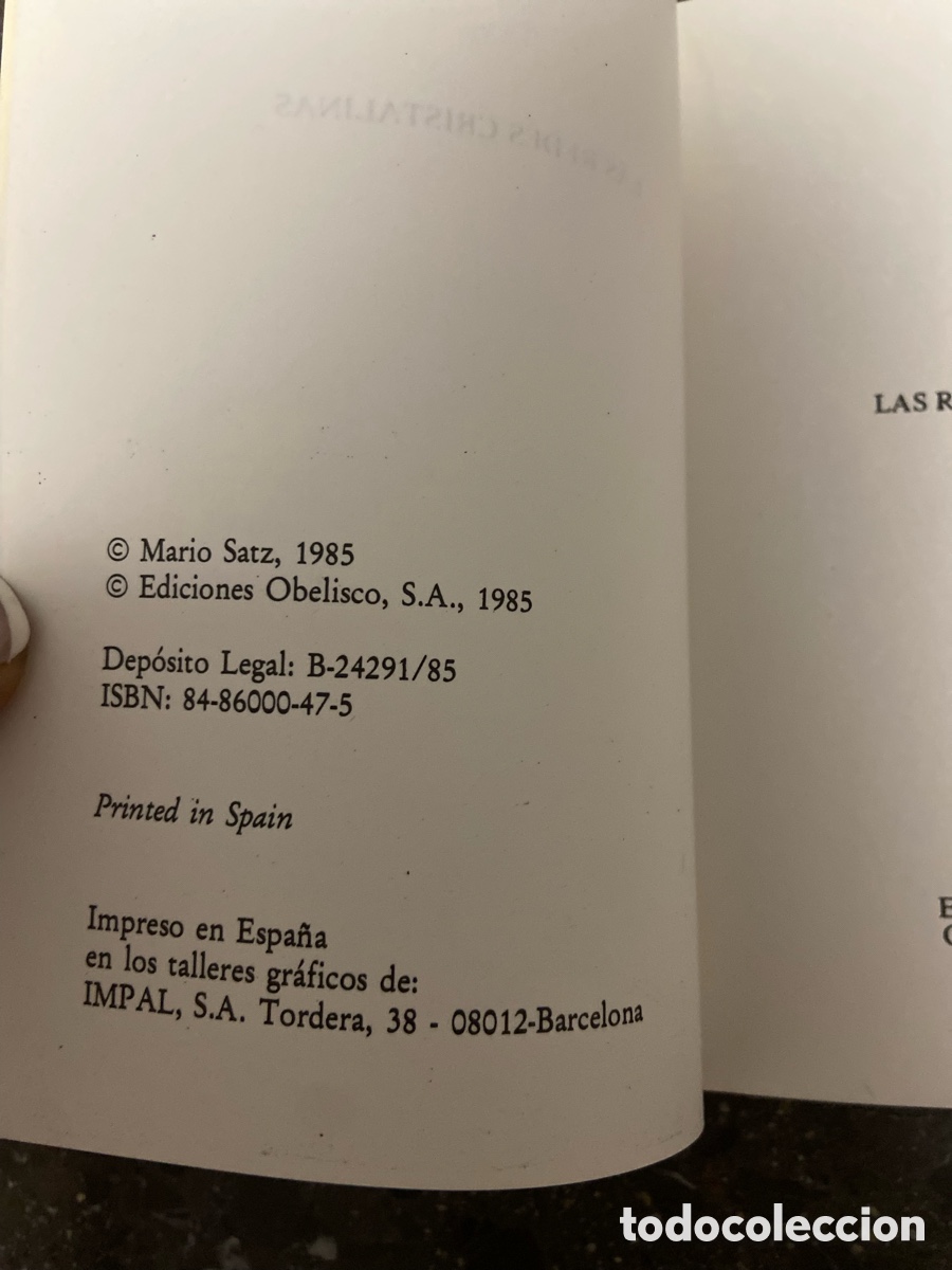 Libros: Las redes cristalinas Mario Satz - Foto 2