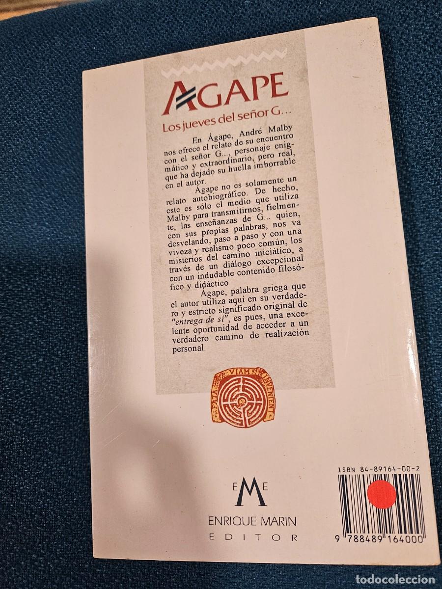 Libros: AGAPE . LOS JUEVES DEL SE&Ntilde;OR G.... - Foto 2