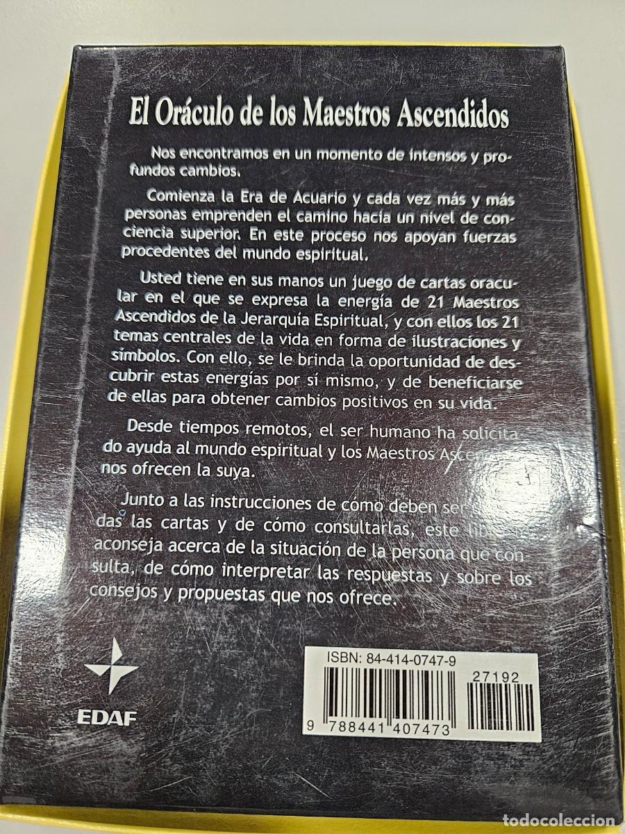 Libros: ORACULO DE LOS MAESTROS ASCENDIDOS - Foto 2