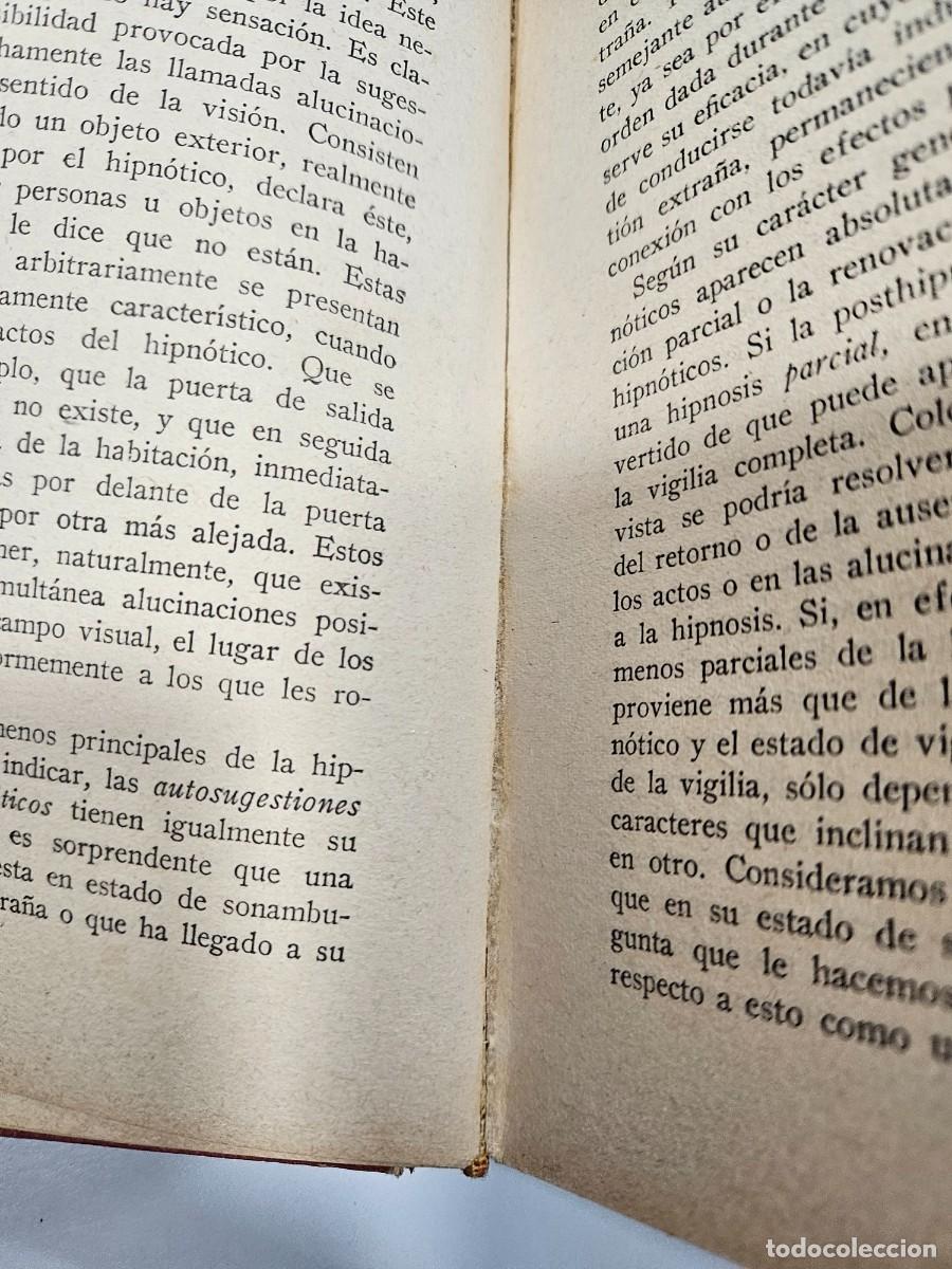 Libros: HIPNOTISMO Y SUGESTION - Foto 3