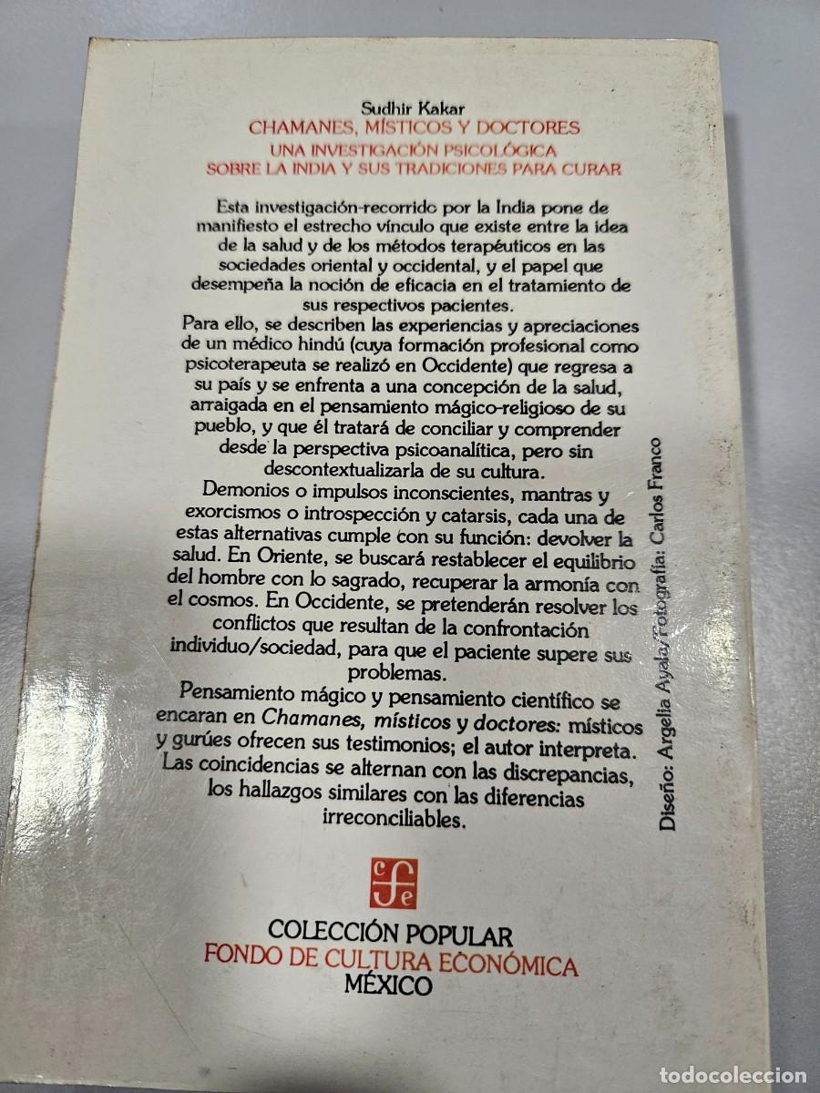 Libros: CHAMANES, MISTICOS Y DOCTORES - Foto 2