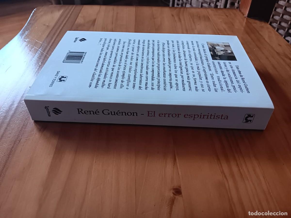Libros: REN&Eacute; GU&Eacute;NON &ndash; EL ERROR ESPIRITISTA - Foto 4
