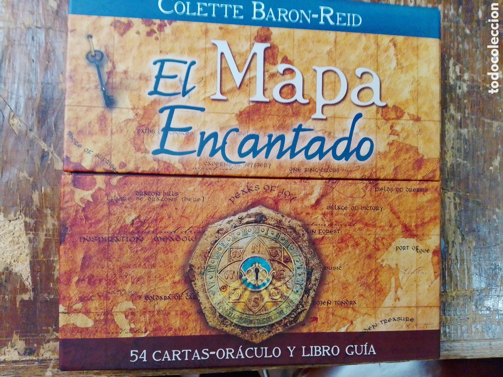 Libros: EL MAPA ENCANTADO. 54 CARTAS- ORACULO. LIBRO GUIA. BARON-REID. ARKANO BOOKS. 2013