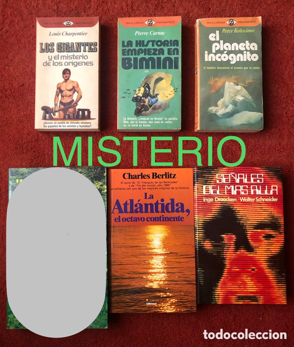books: Lote 6 libros MISTERIO completo 9&euro;, sueltos 1,80&euro;