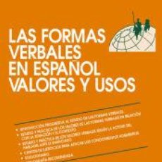 Libros: LAS FORMAS VERBALES EN ESPAÑOL - MARÍA PILAR GARCÉS GÓMEZ