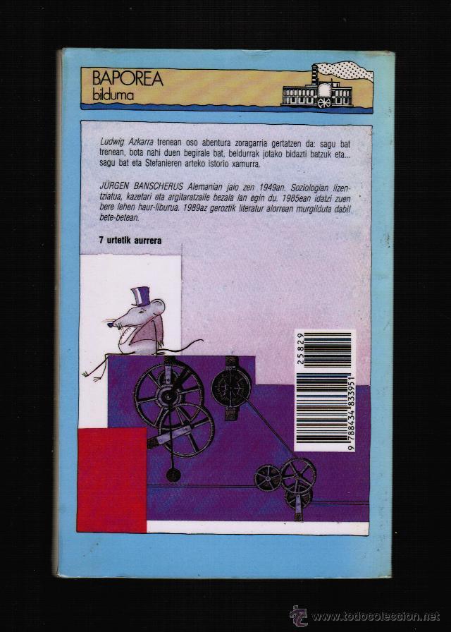 Libros: TRENEKO SAGUA - JURGEN BANSCHERUS - EN EUSKERA - Foto 2
