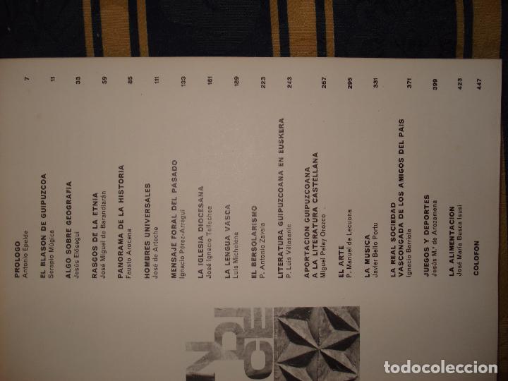 Libros: LIBRO ANTIGUO DE PA&Iacute;S VASCO (Guipuzcoa) - Foto 3