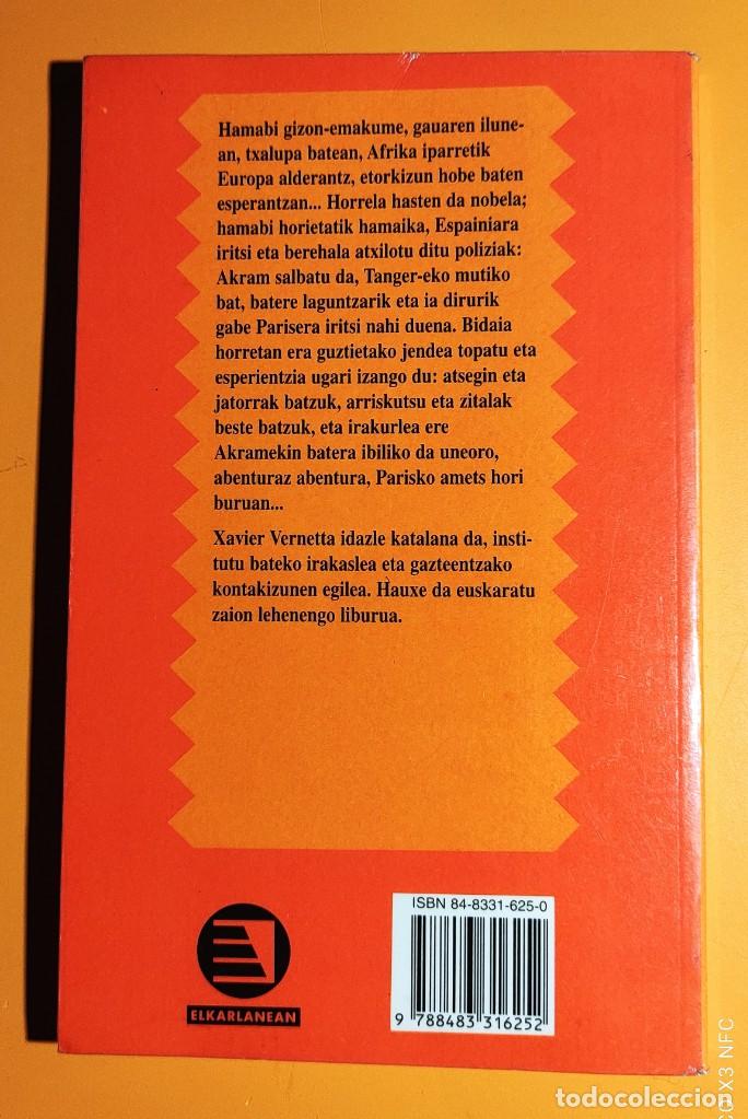 Libros: LIBRO EUSKERA - TANGER-EKO AMETSA - XABIER VERNETTA - ELKARLANEAN. - Foto 2