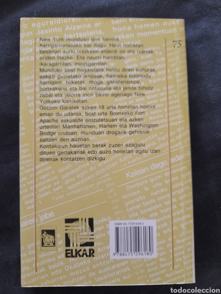 Libros: New York, New York. Gotzon Garate - Foto 2